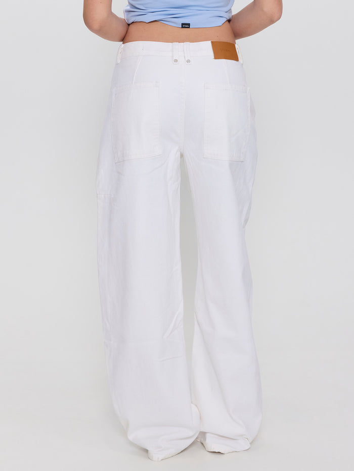 Sloane Low Rise Barrel Jean - Whiteout 4