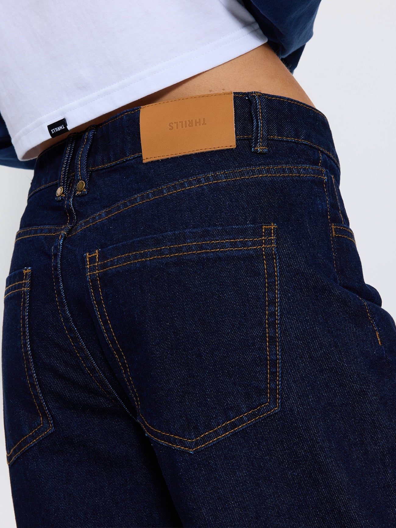 Billie Low Rise Baggy Jean - Raw Indigo