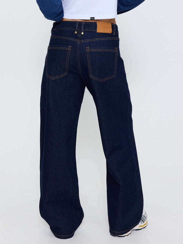 Billie Low Rise Baggy Jean - Raw Indigo