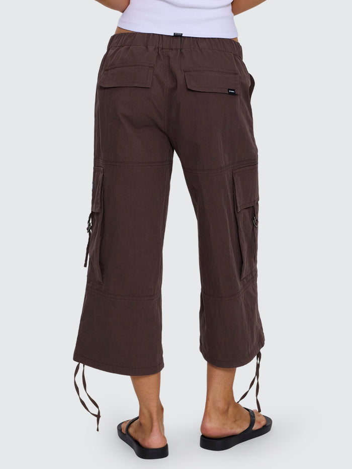No Clue 3/4 Cargo Pant - Vintage Brown 4