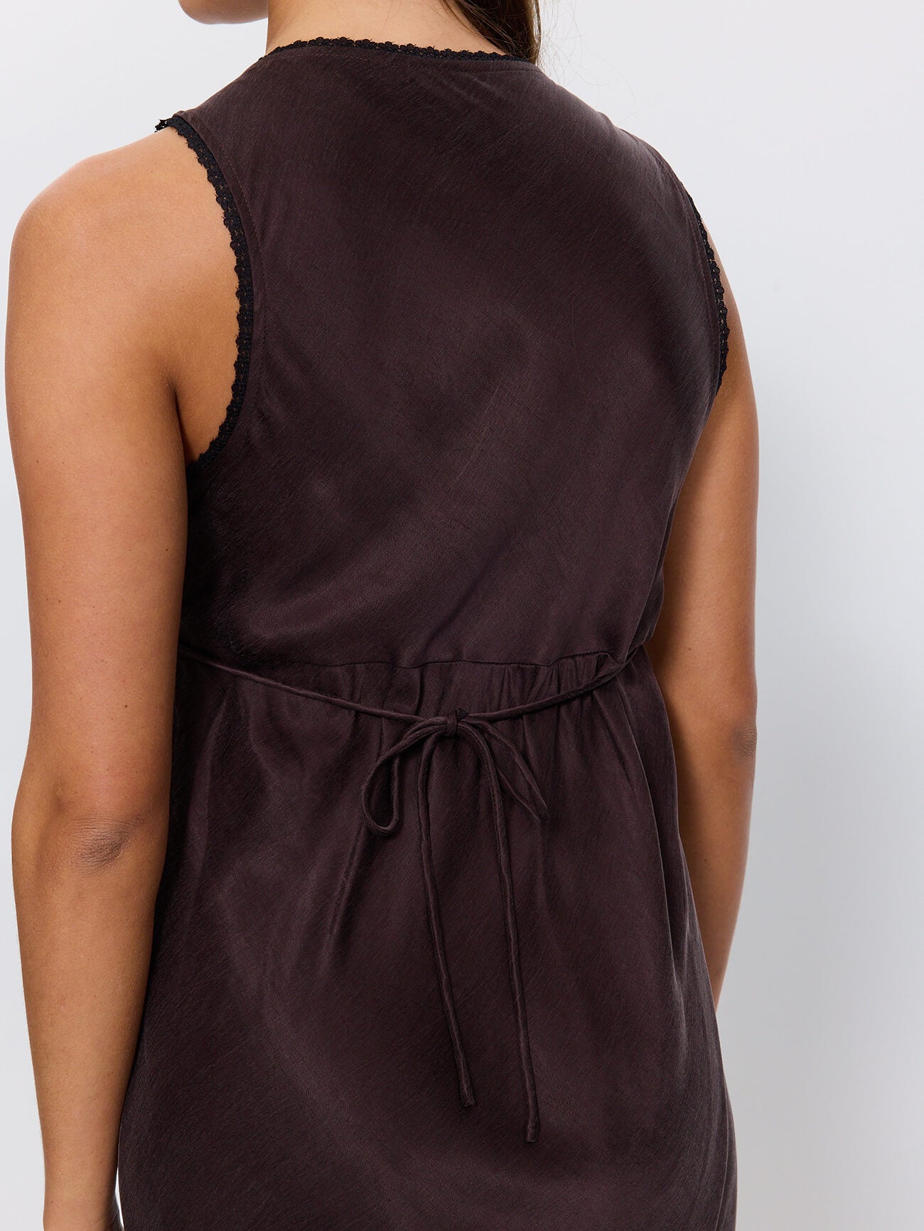 Nellie Mini Dress - Postal Brown 4