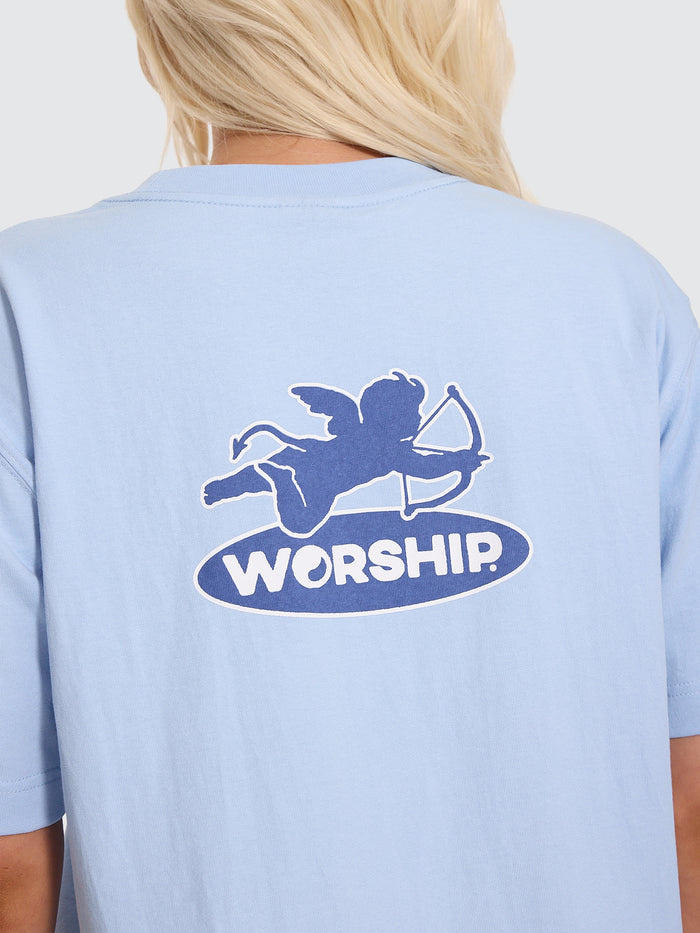 Shadow Cherub Regular Fit Tee - Dream Blue