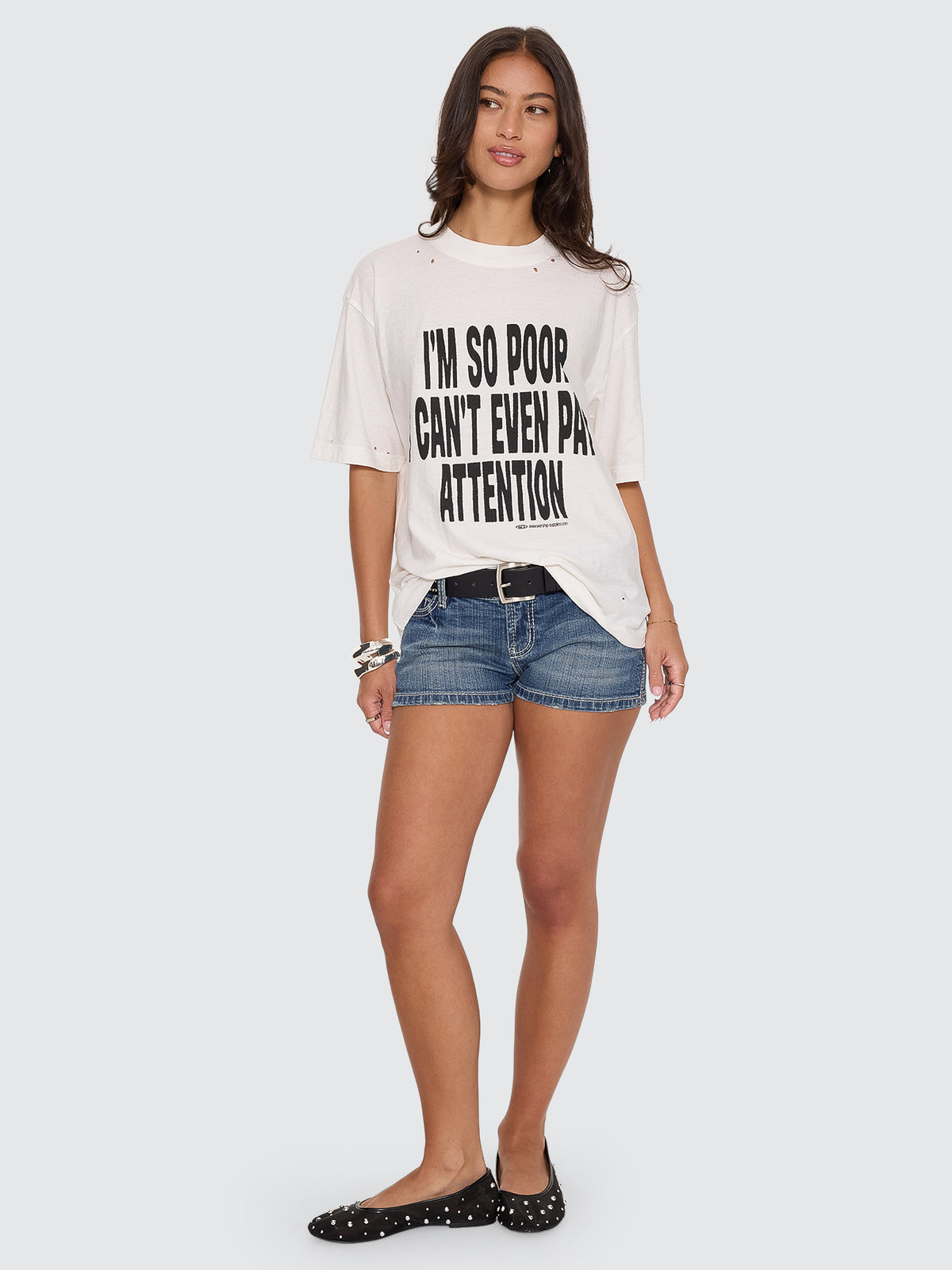 Pay Attention Regular Fit Tee - Coconut Milk 4