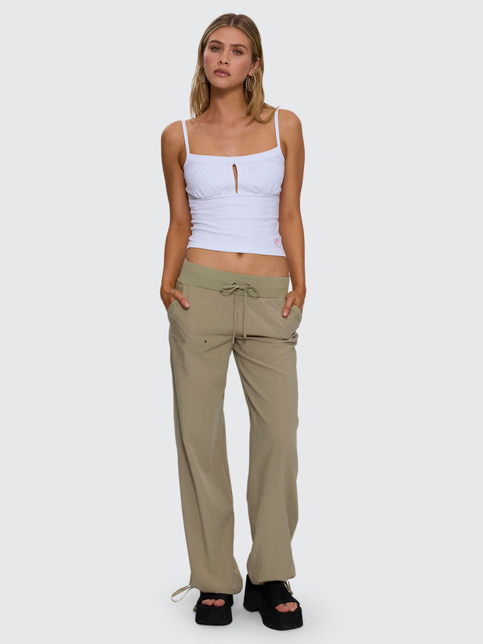 Army Brat Super Low Baggy Pant - Kelp Dust