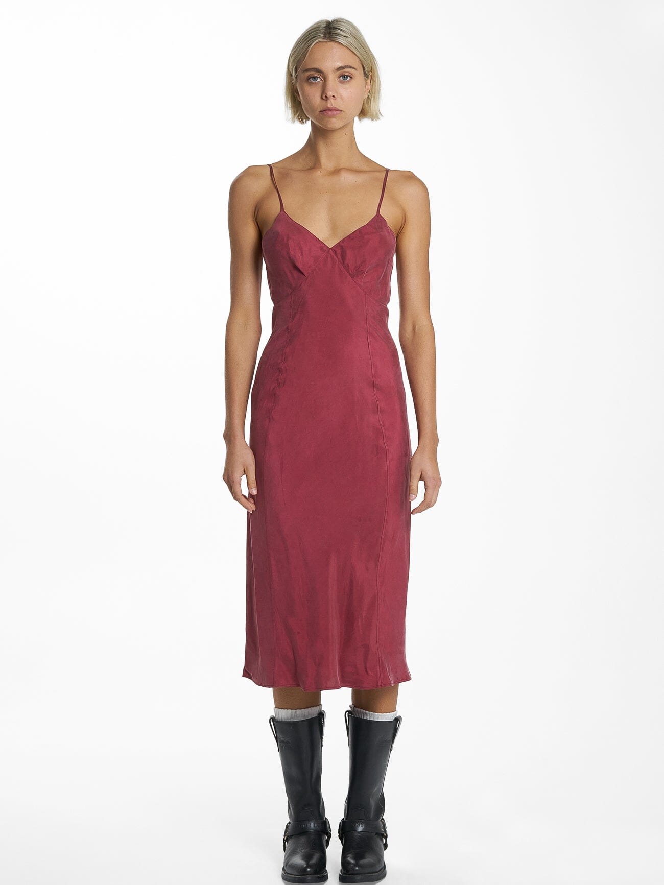 Chelsea Slip Dress - Plum