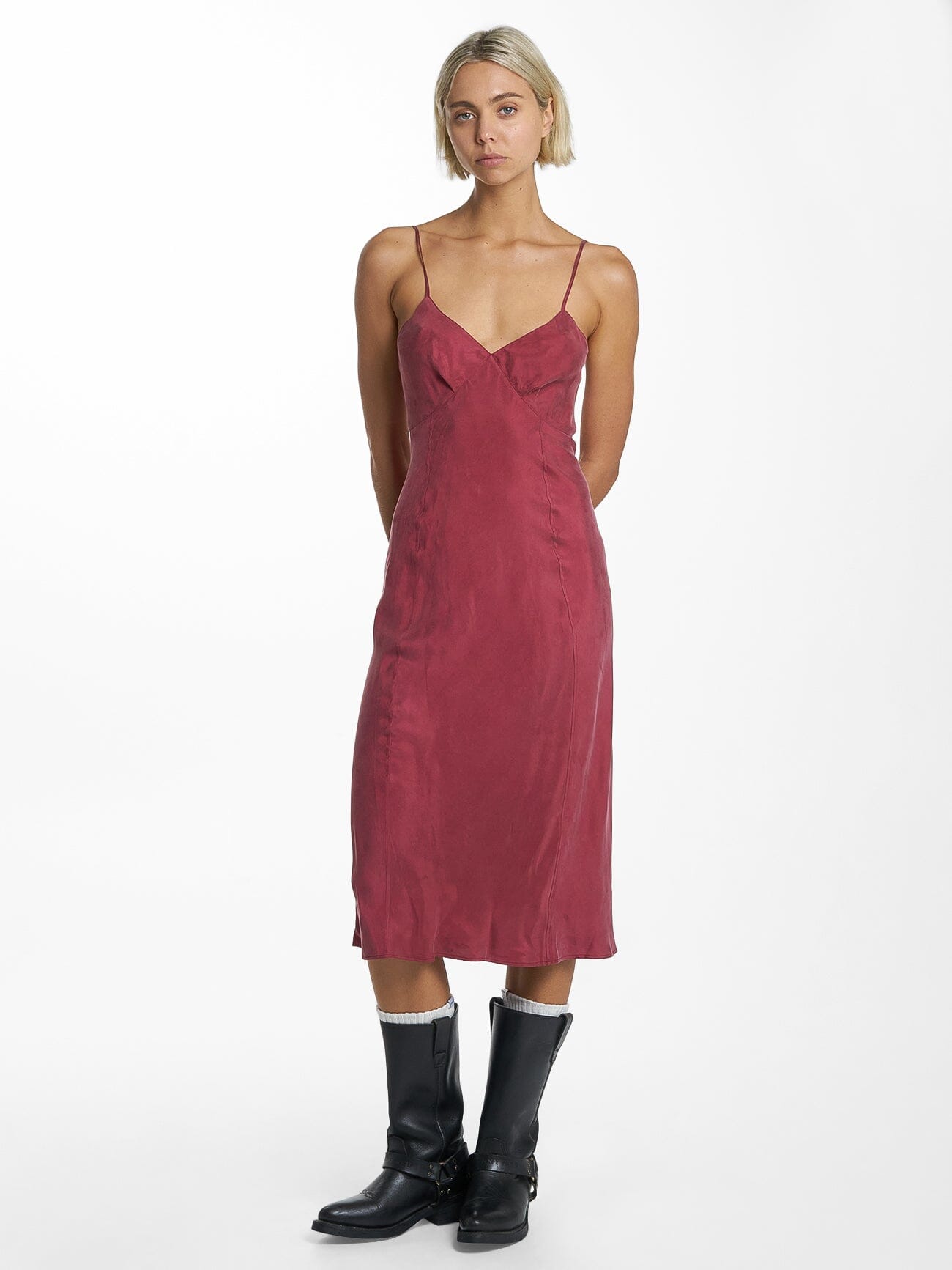 Chelsea Slip Dress - Plum