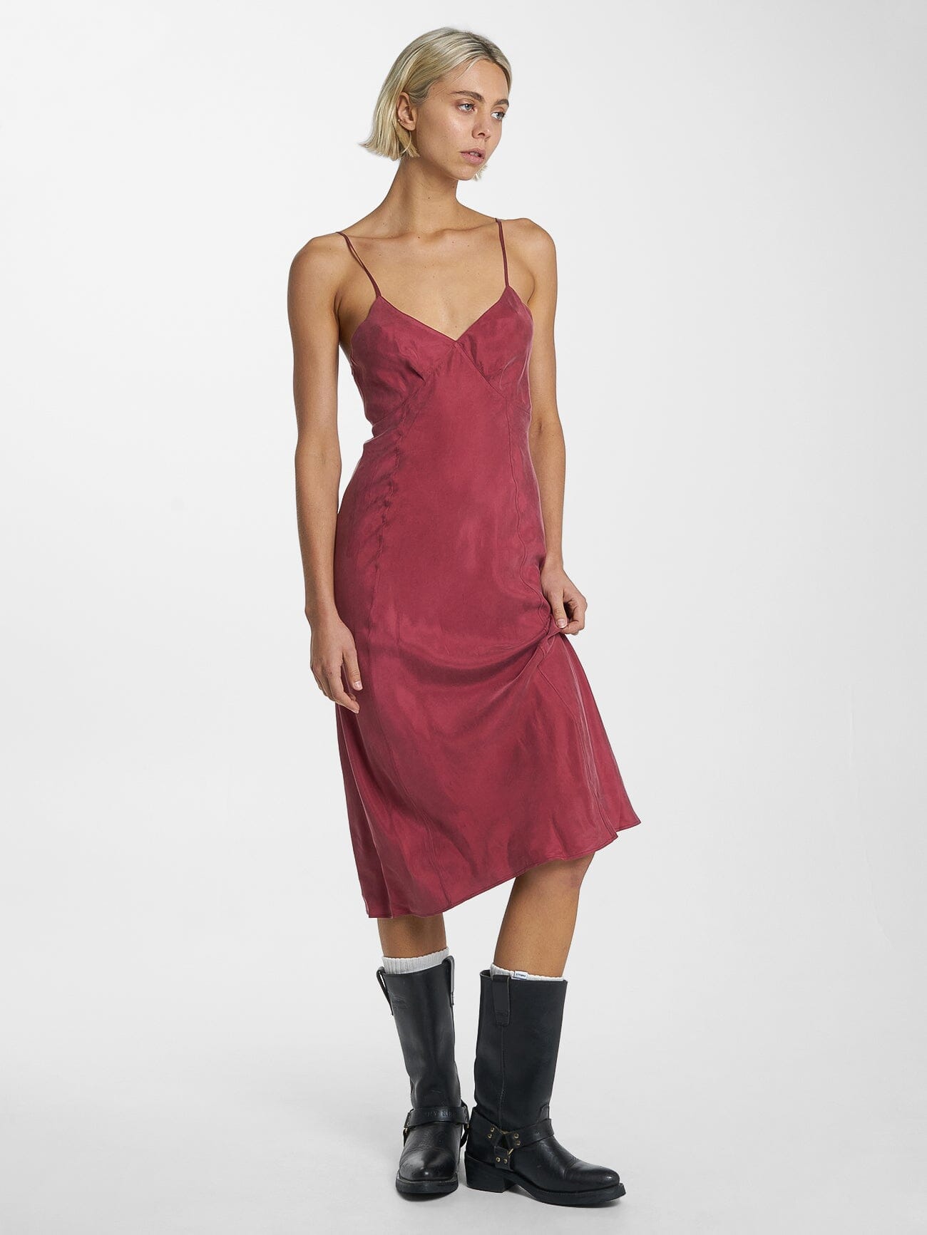 Chelsea Slip Dress - Plum