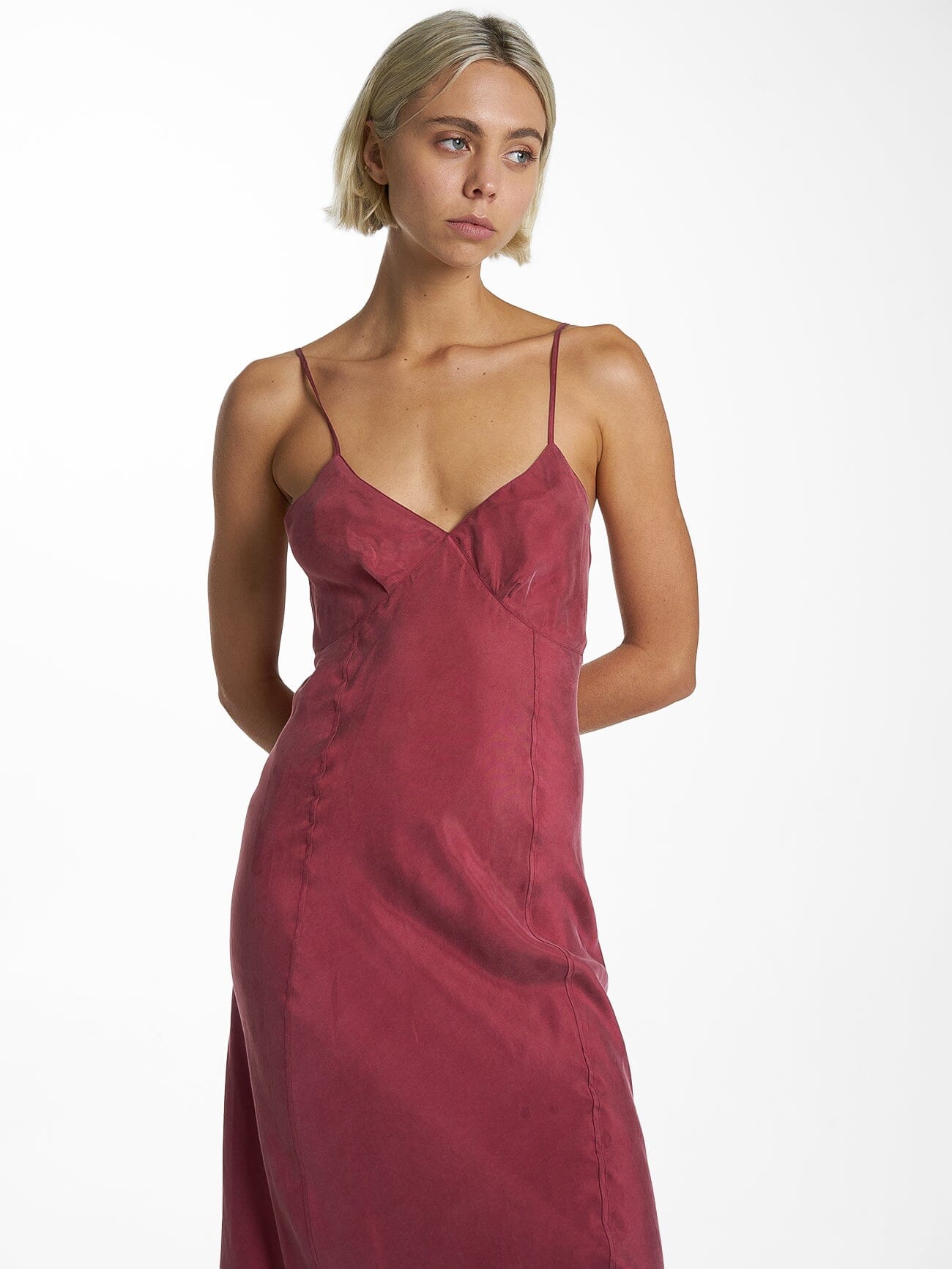 Chelsea Slip Dress - Plum