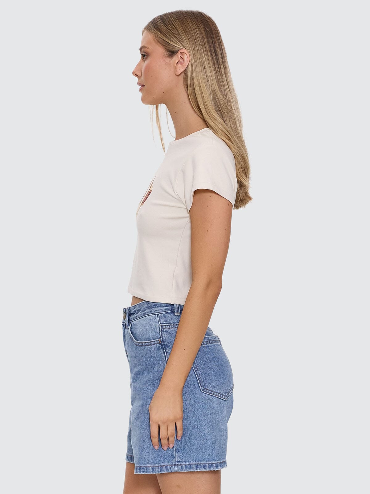 Ruthless Frontier Mini Tee - Heritage White 4