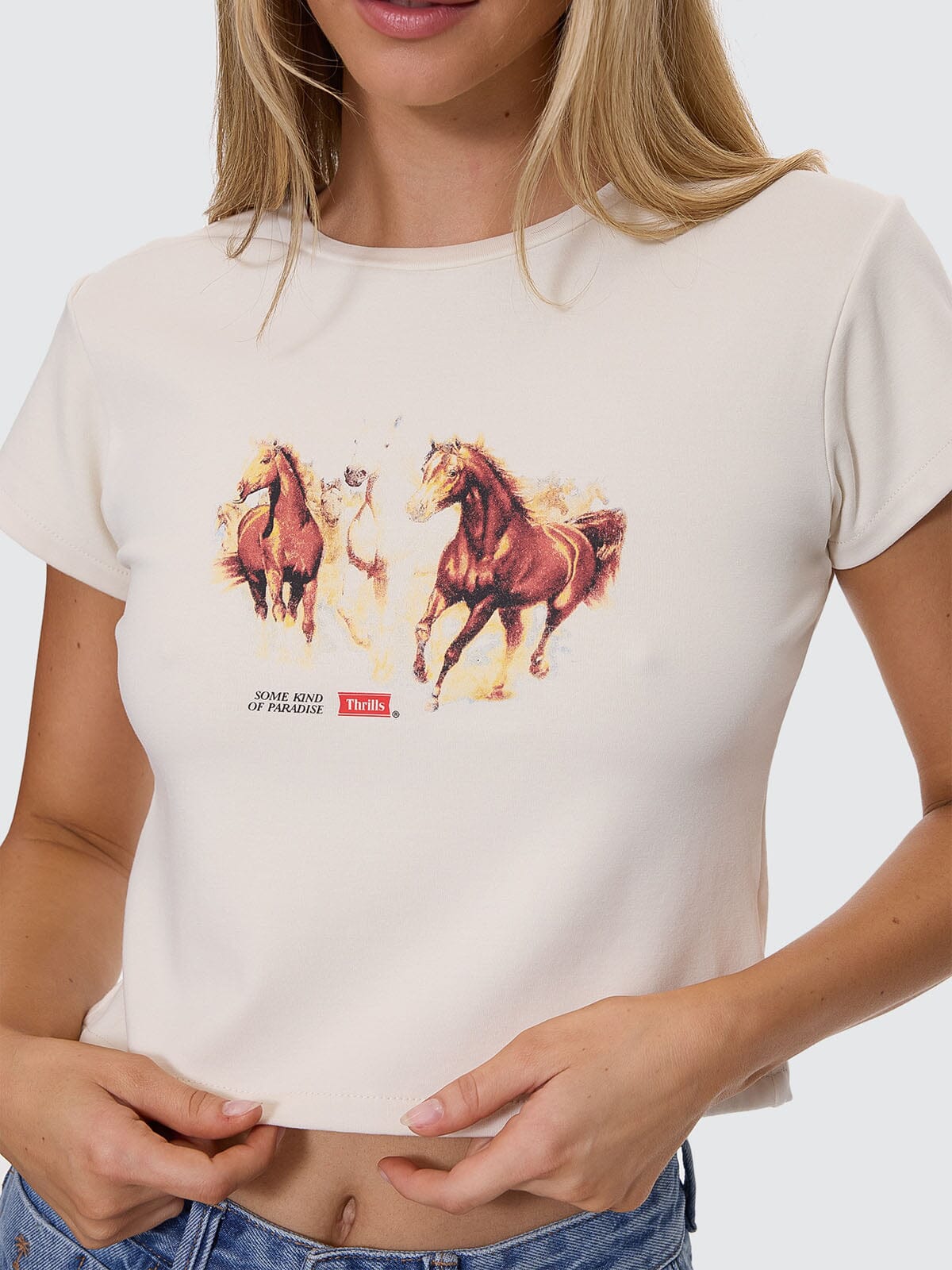 Ruthless Frontier Mini Tee - Heritage White 4