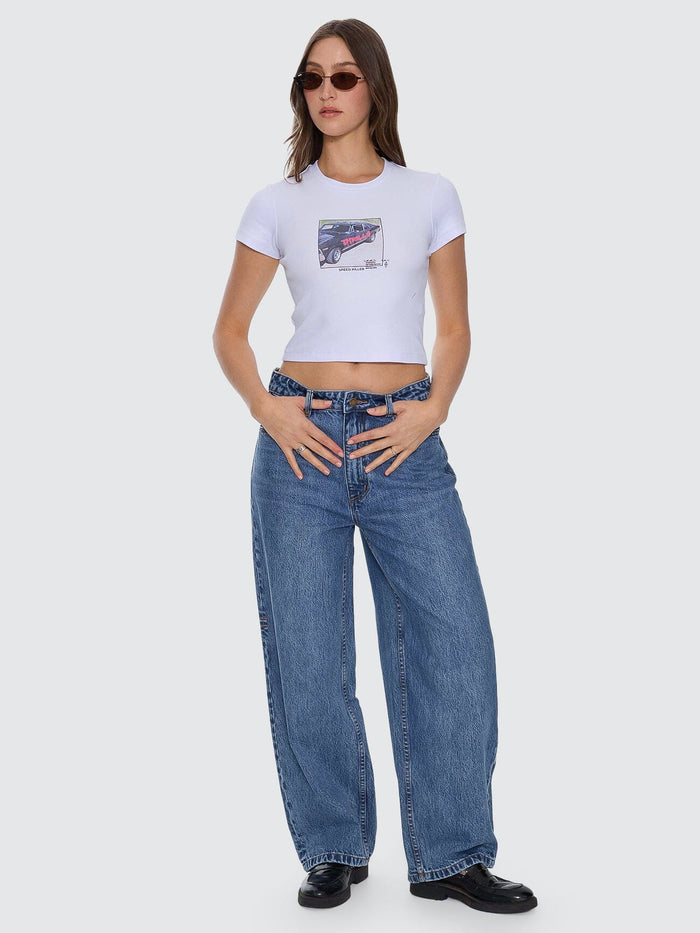 Die Fighting Mini Tee - White