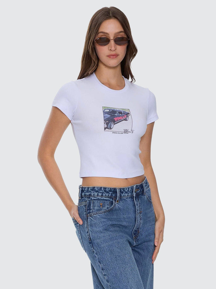 Die Fighting Mini Tee - White