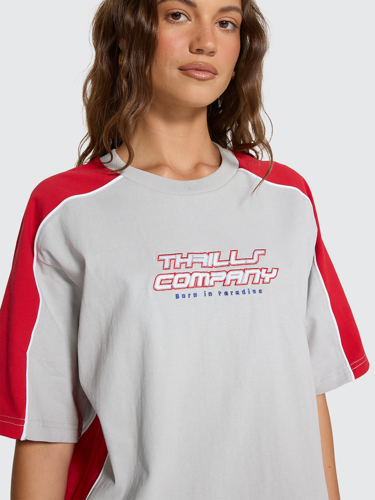 Rewind Square Tee - Glacier Grey 4