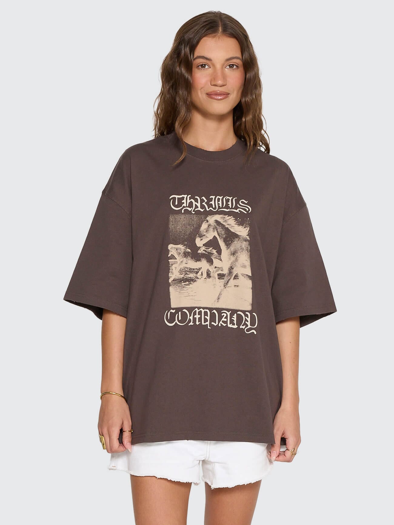 Rampage Oversized Tee - Stallion 4