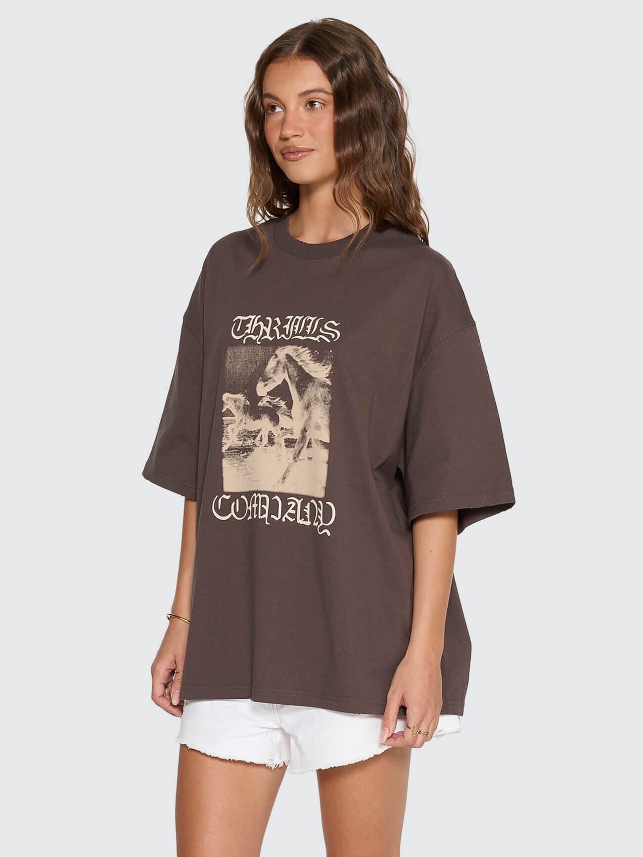 Rampage Oversized Tee - Stallion 4