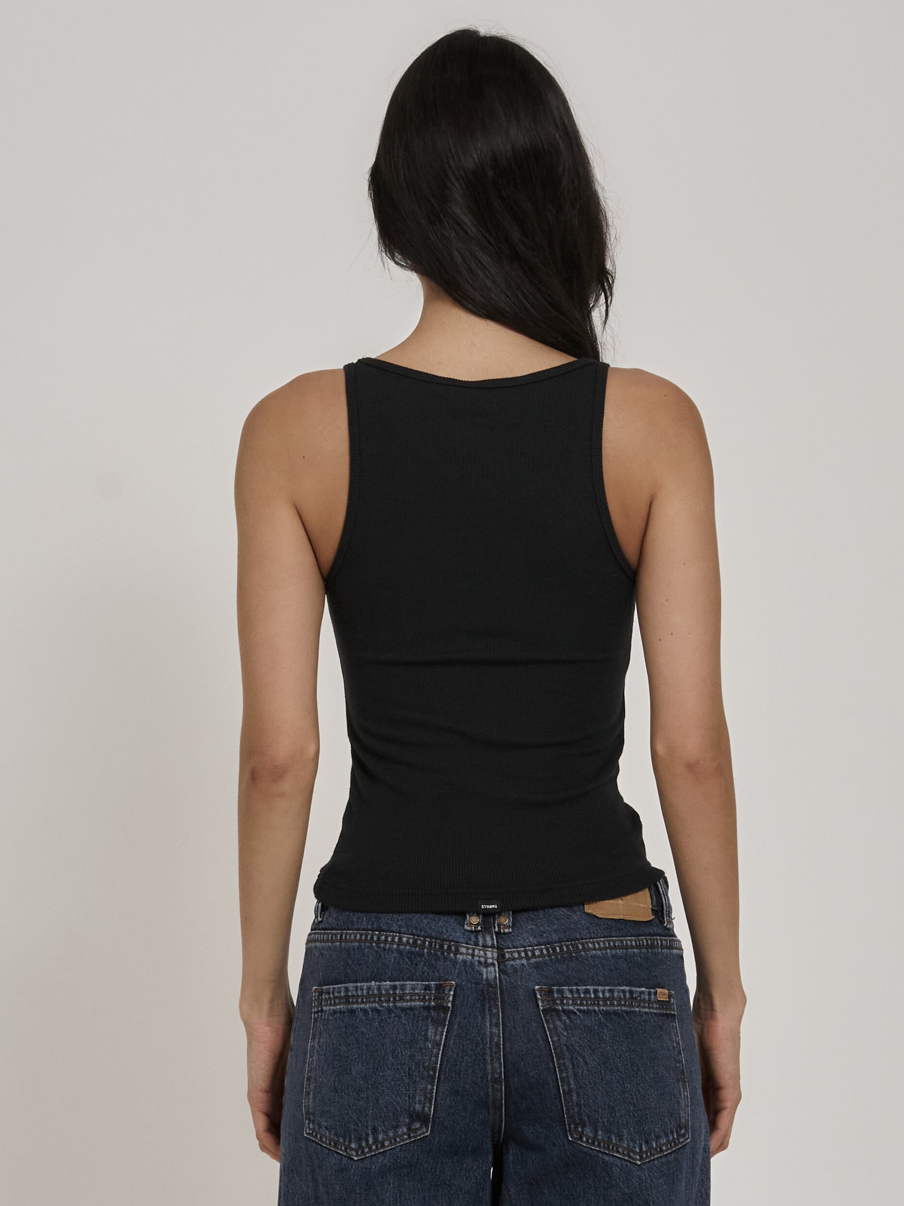 Elle Plunge Tank - Black