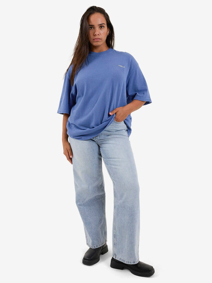 Spectral Oversized Tee - Vintage Royal Blue
