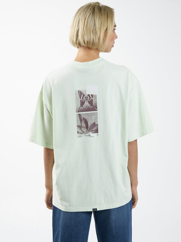 Earths Vibrations Oversized Tee - Washed Mint