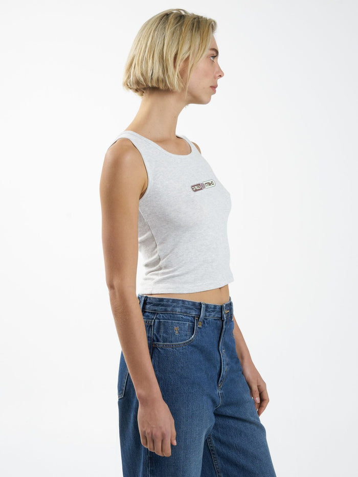 Global Double Nation Y2K Tank - White Marble