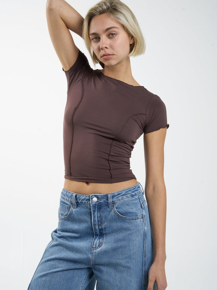 Zoe Top - Chocolate Plum
