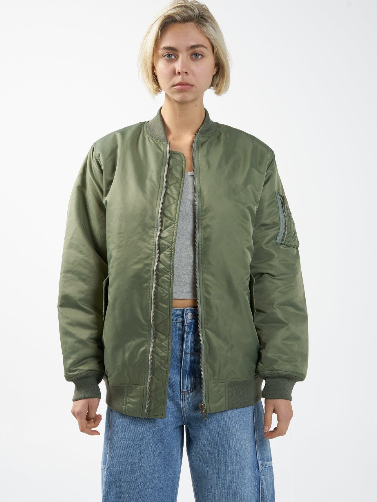 Thrills Union Oversized Bomber Mild Army