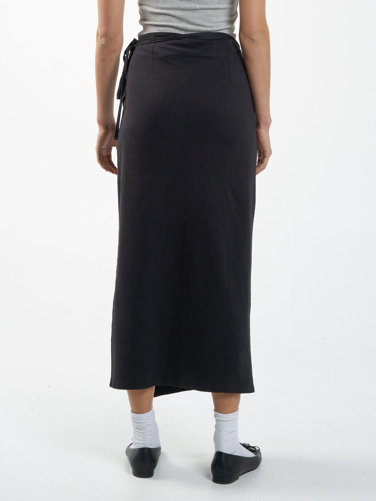Hemp Wrap Skirt - Black