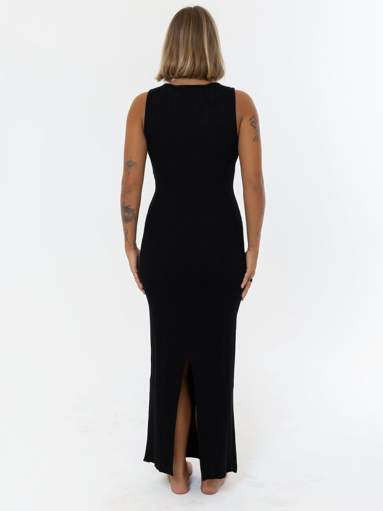 Stella Knit Dress - Black 4