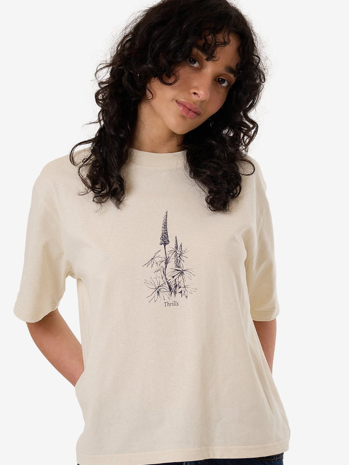 Lupin Square Tee - Heritage White 4