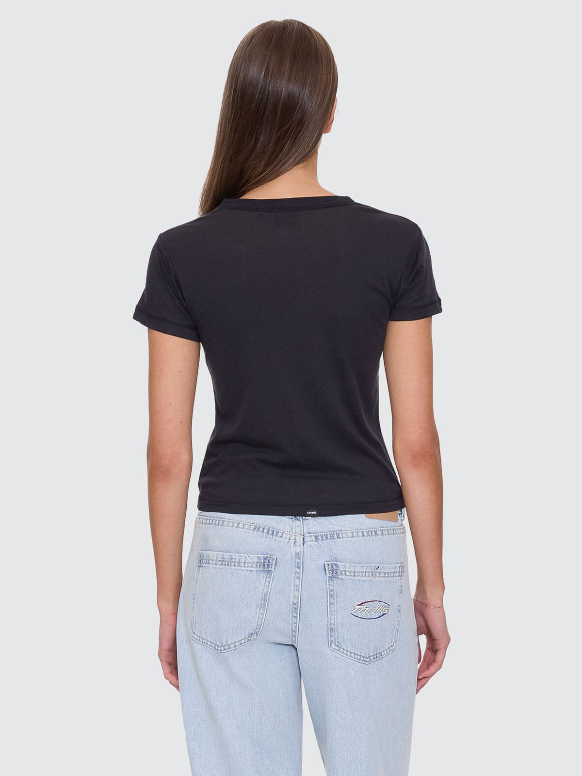 Thrills Boy Tee - Washed Black 4