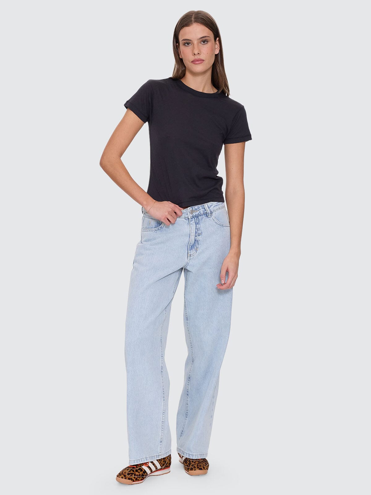 Thrills Boy Tee - Washed Black 4