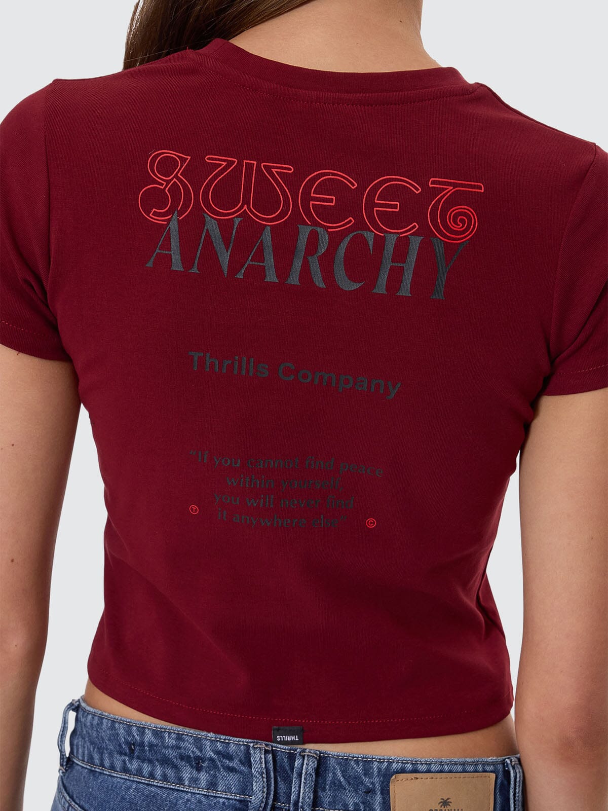 Sweet Anarchy Mini Tee - Cabernet 4