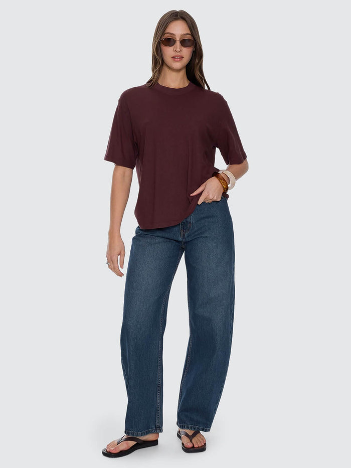 Hemp Square Tee - Bitter Chocolate 4