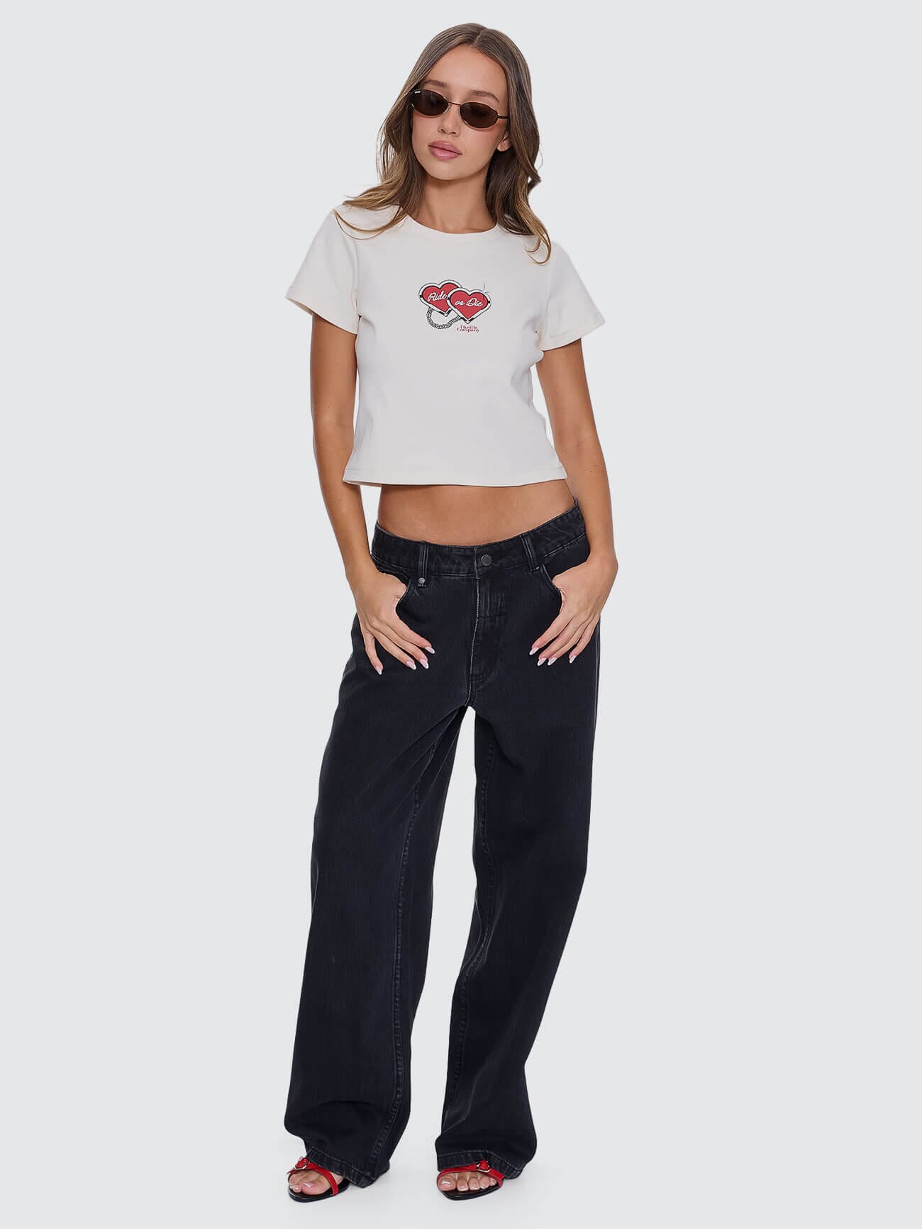 Ride Or Die Mini Tee - Heritage White 4
