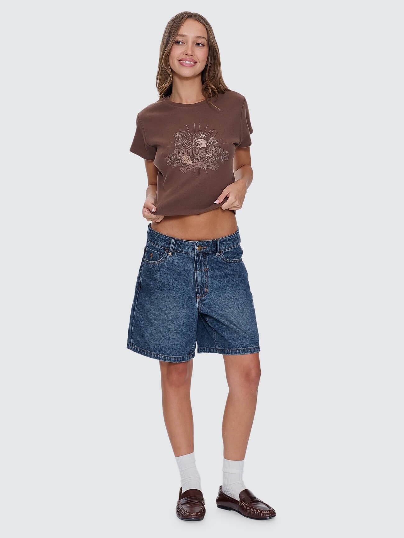 Ruined Paradise Mini Tee - Cocoa 4