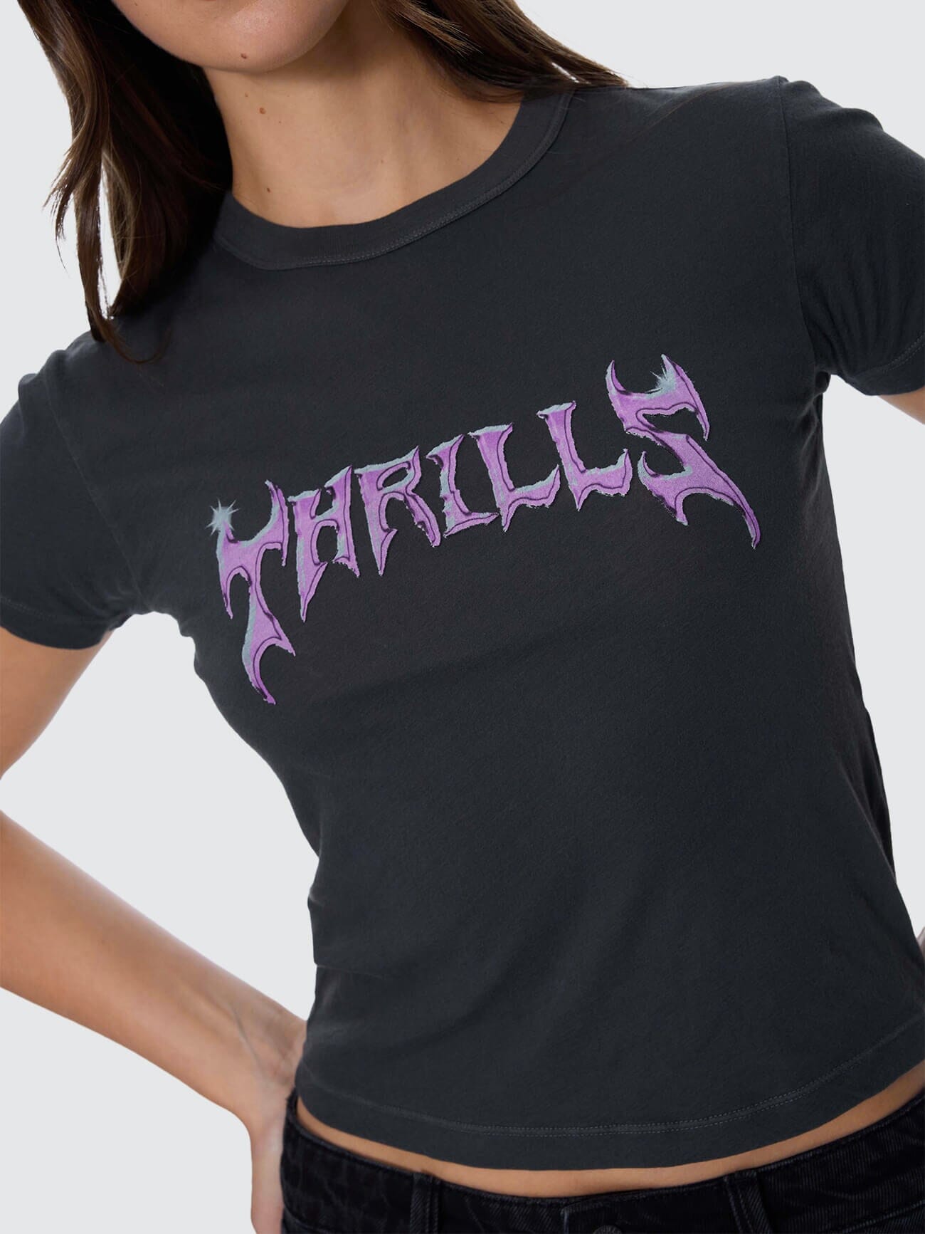 Neon Metal Boy Tee - Merch Black 4