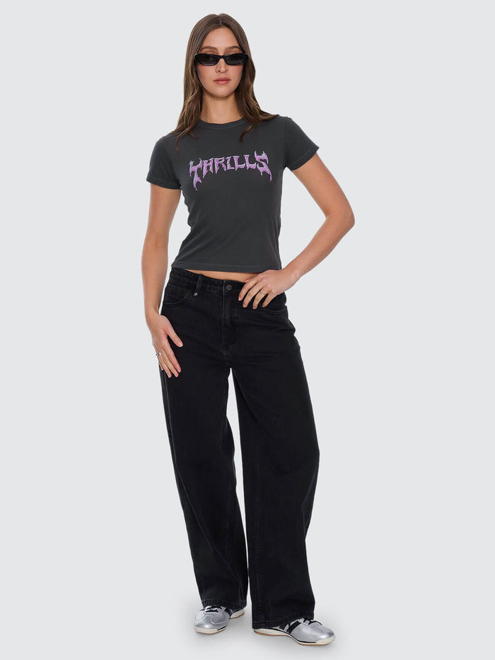 Neon Metal Boy Tee - Merch Black 4