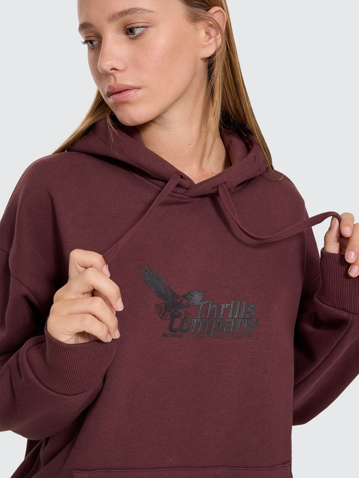 Chaos And Calm Slouch Hood - Bitter Chocolate 4