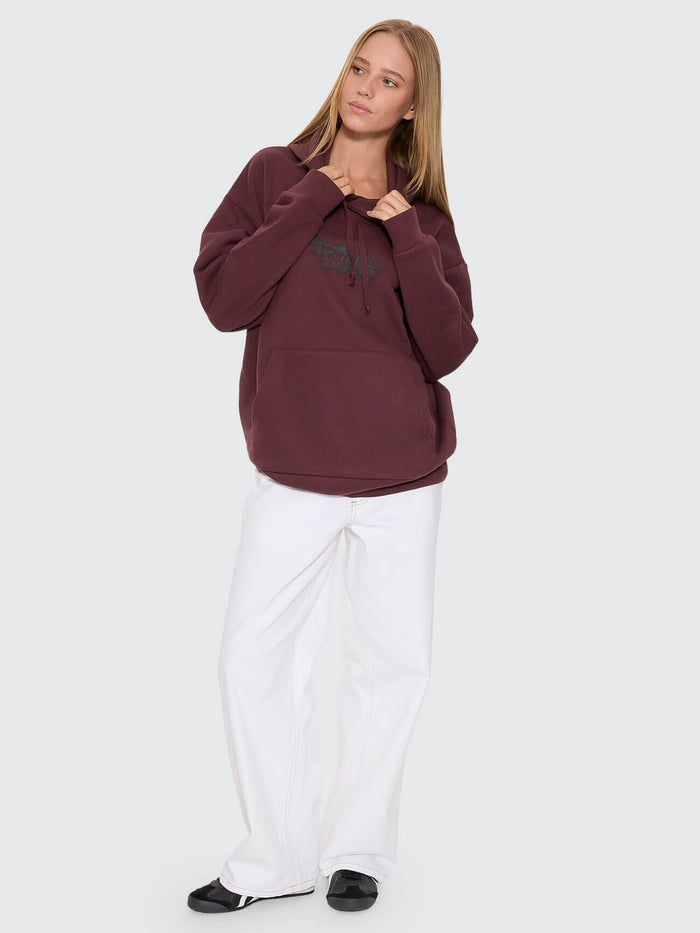 Chaos And Calm Slouch Hood - Bitter Chocolate 4