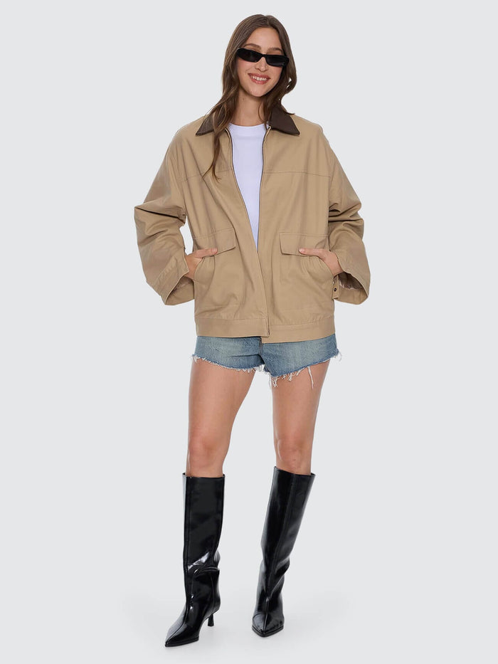 Robbie Chore Jacket - Camel 4