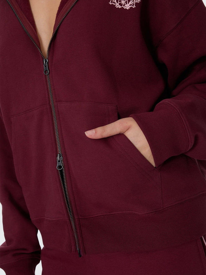 End Game Zip Hood - New Maroon 4