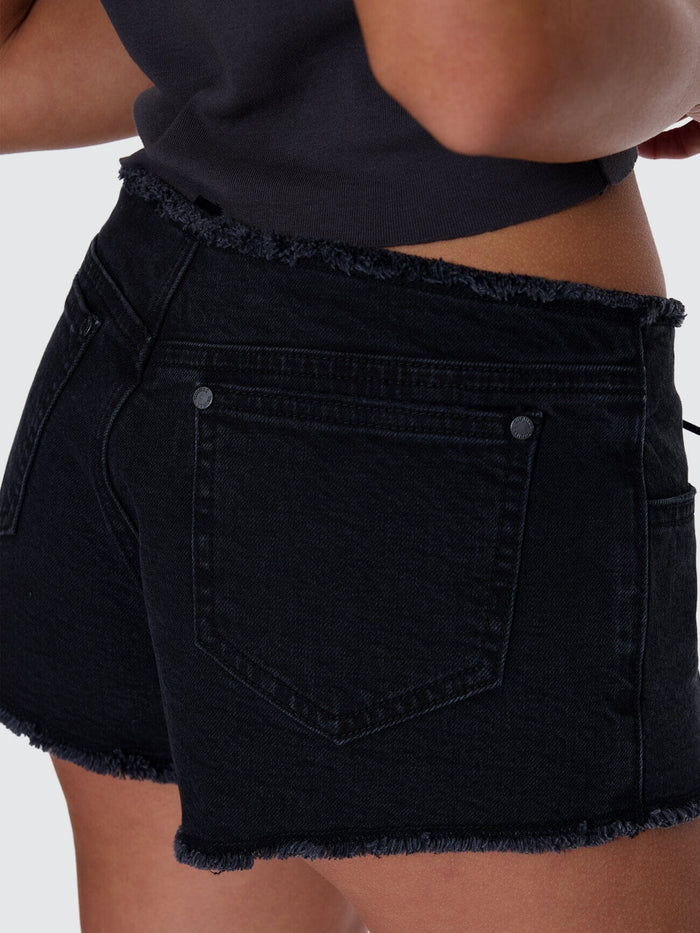 Mika Low Rise Micro Short - Aged Black 4