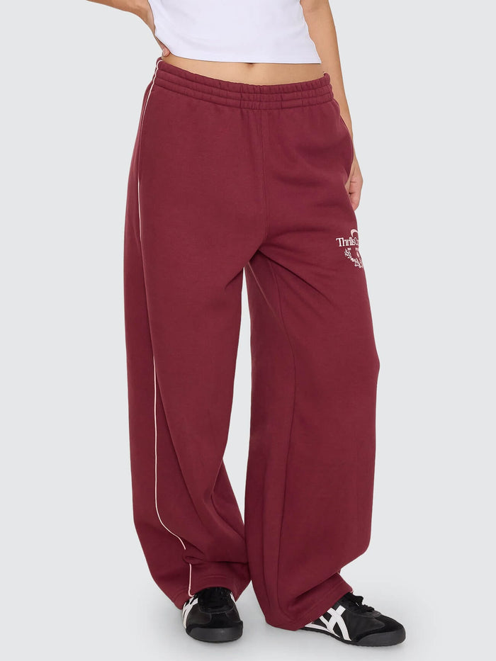 End Game Track Pant - New Maroon 4