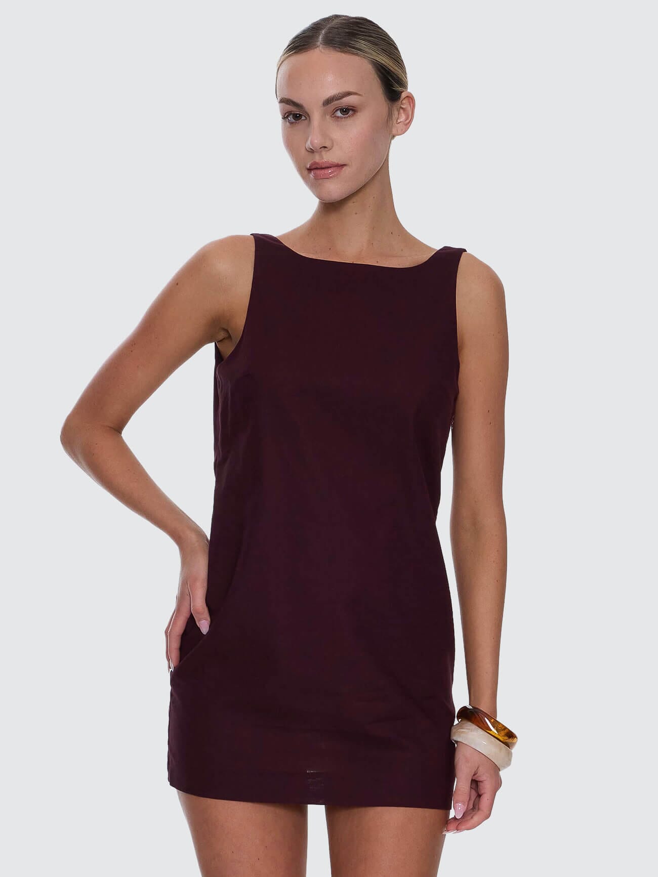 Evelyn Mini Dress - Bitter Chocolate 4