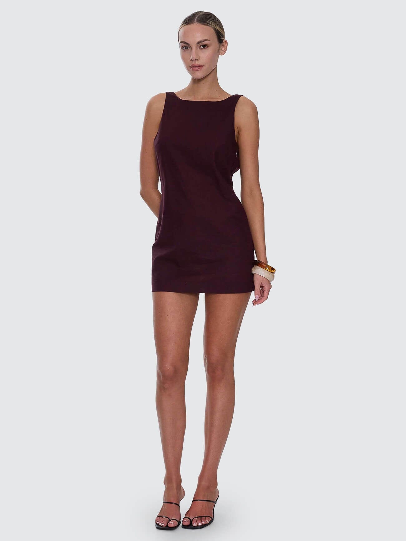 Evelyn Mini Dress - Bitter Chocolate 4