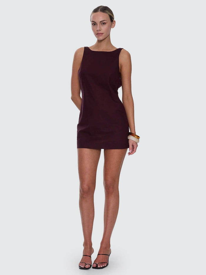 Evelyn Mini Dress - Bitter Chocolate 4