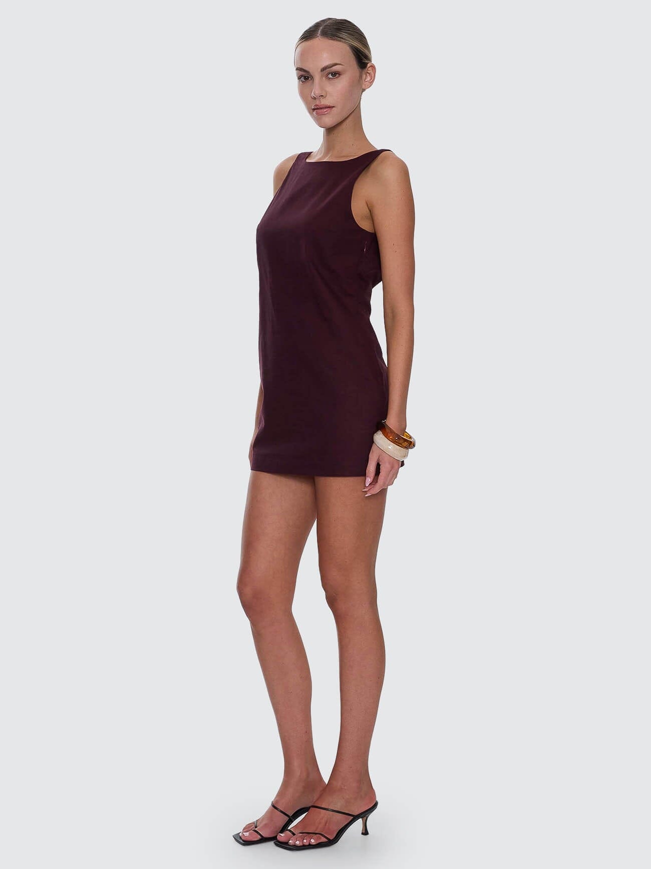 Evelyn Mini Dress - Bitter Chocolate 4