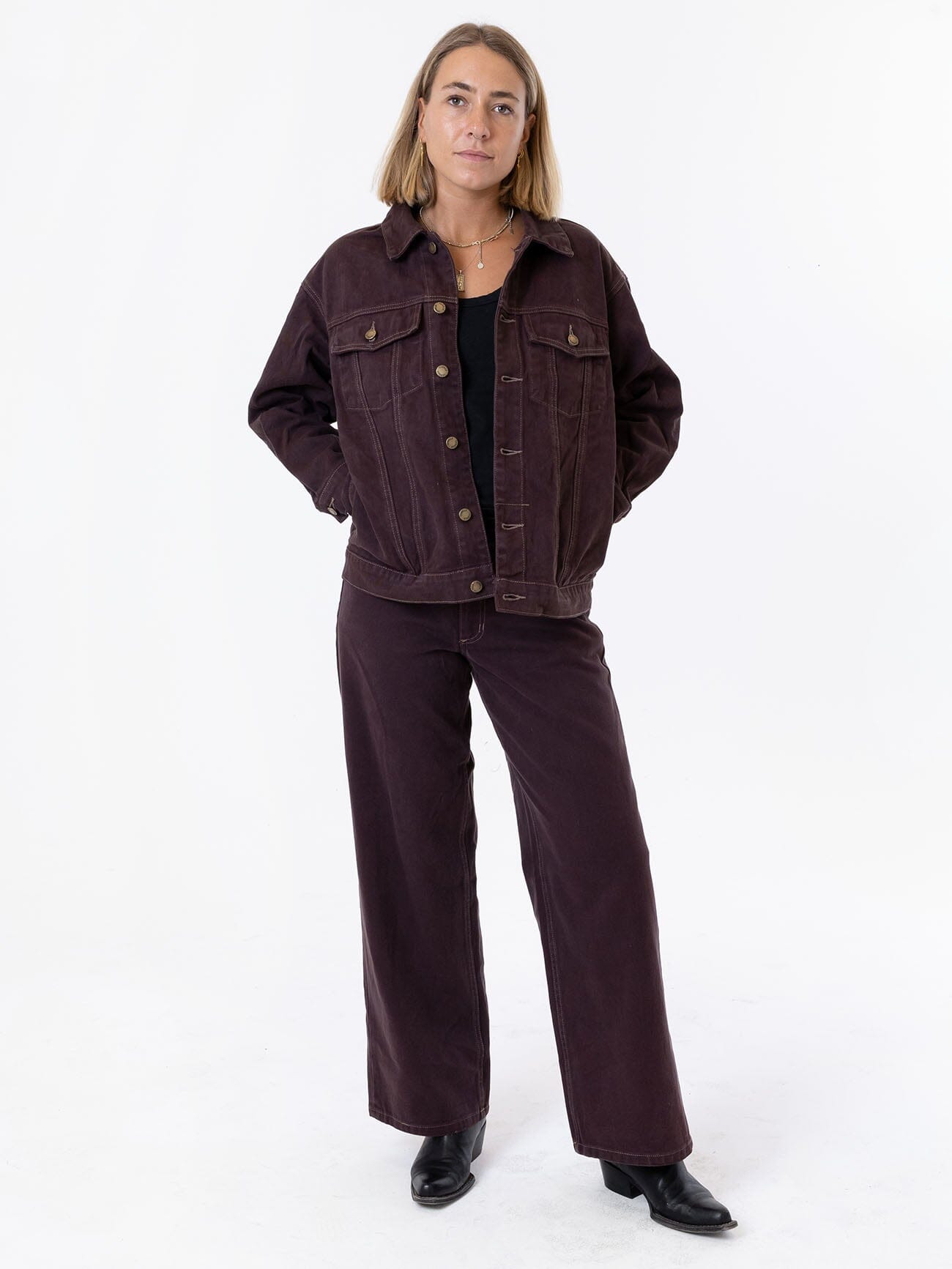 Madi Jacket - Chocolate Plum