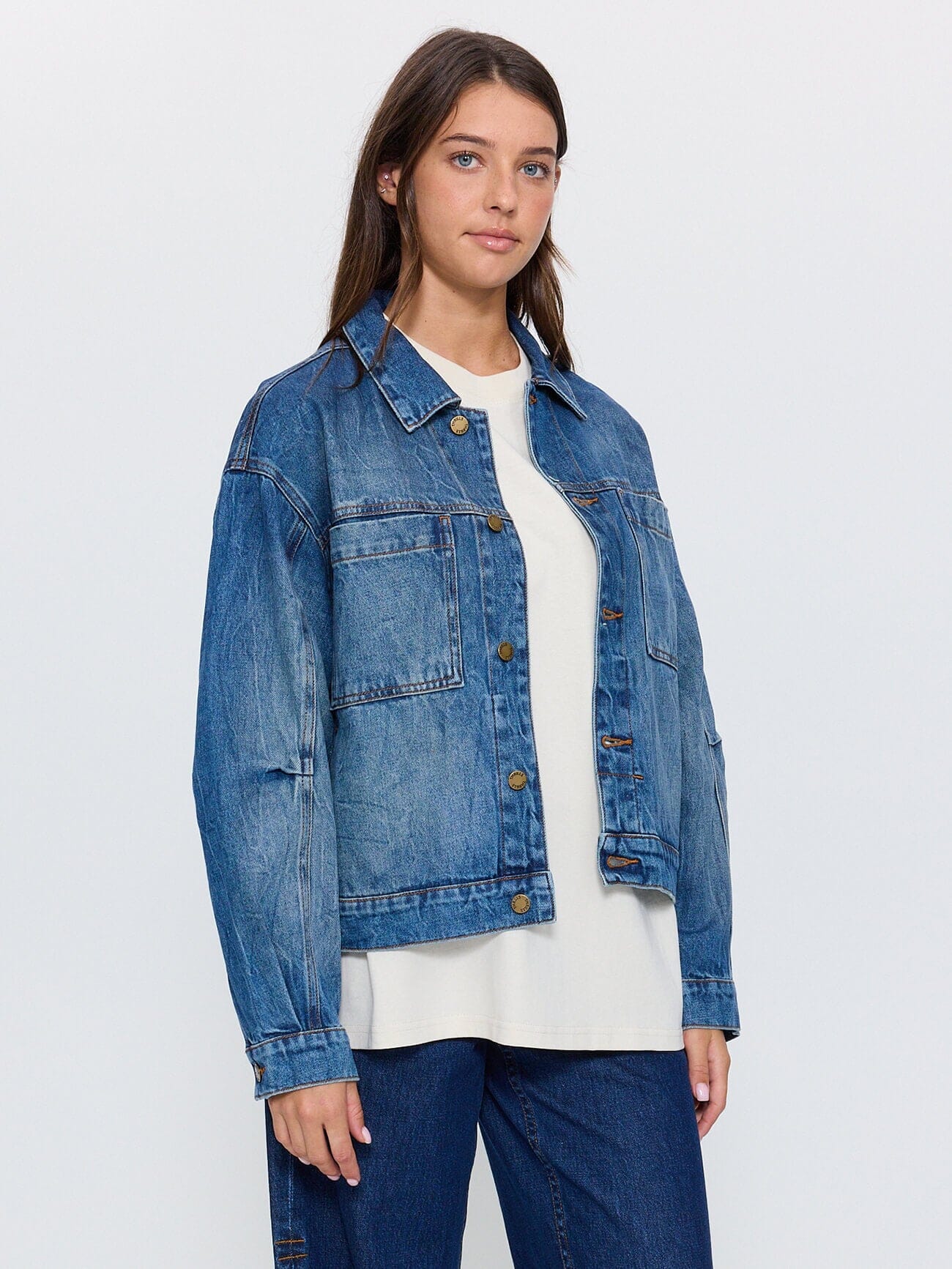 Bailey Jacket - Vanish Mid Blue 4
