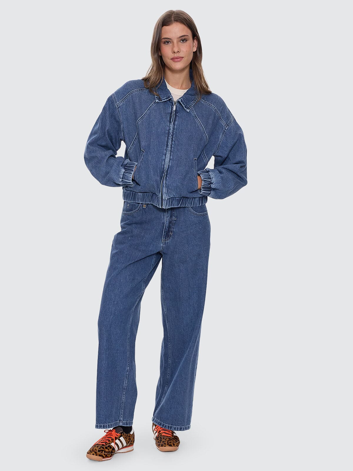 Andie Bomber - Vintage Rinse Blue 4