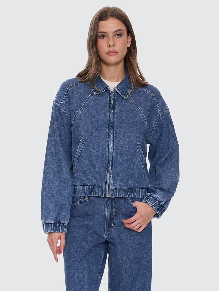 Andie Bomber - Vintage Rinse Blue 4
